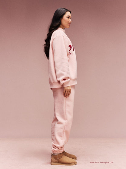 Drawstring Unisex Sweatpants - Peony
