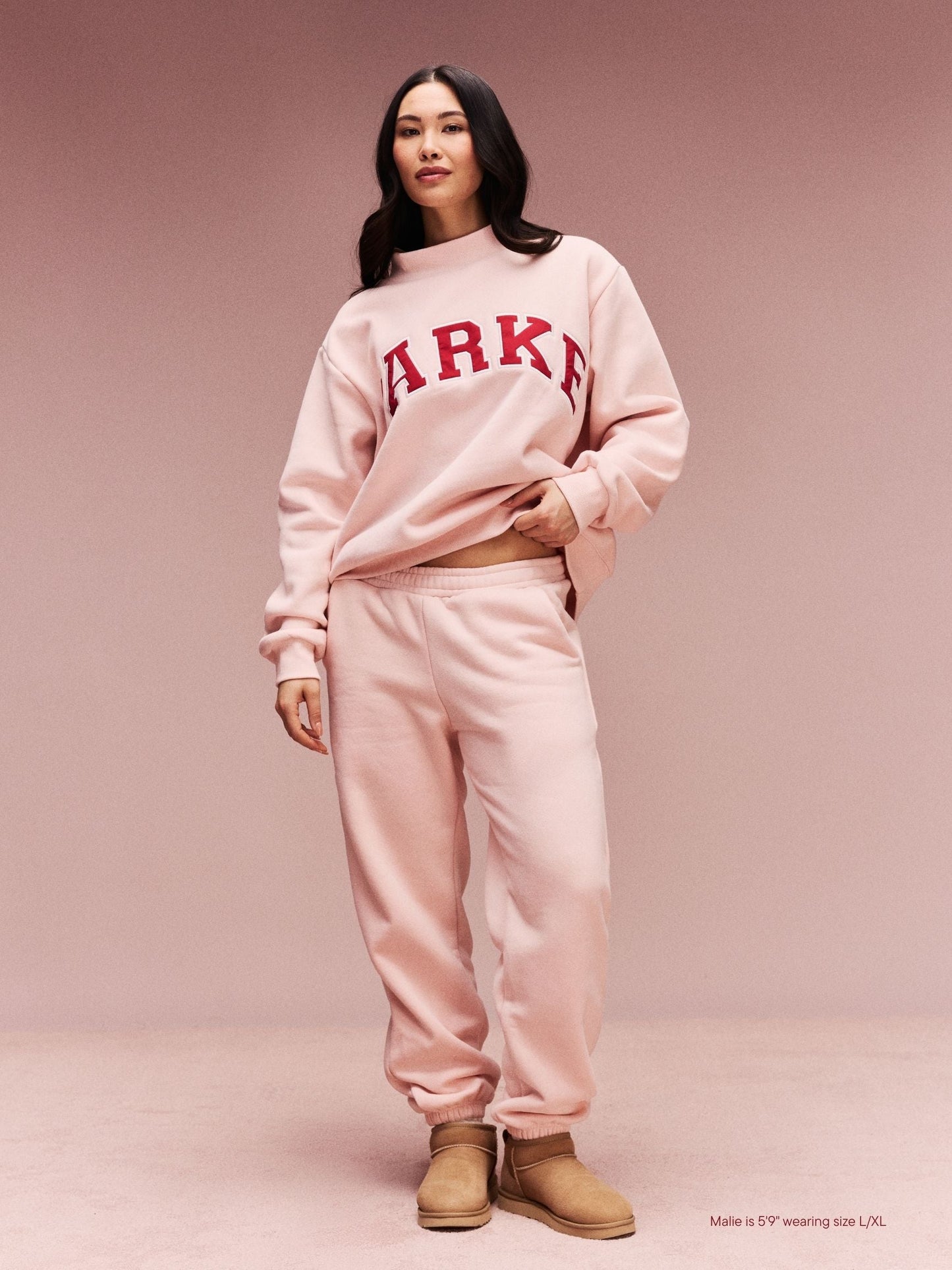 Drawstring Unisex Sweatpants - Peony