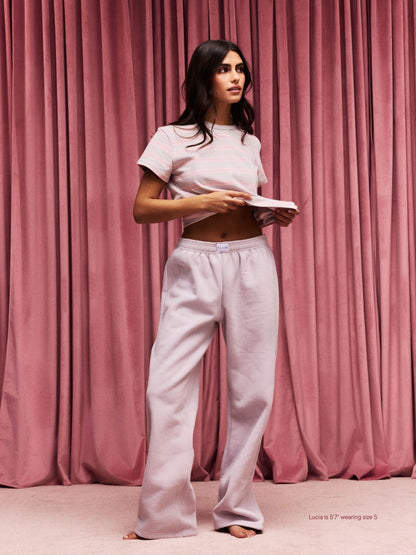 Boxer Sweatpants - Lavender