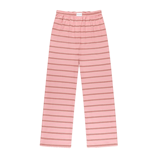 Striped Cotton Boxer Pants - Sweetheart Stripe