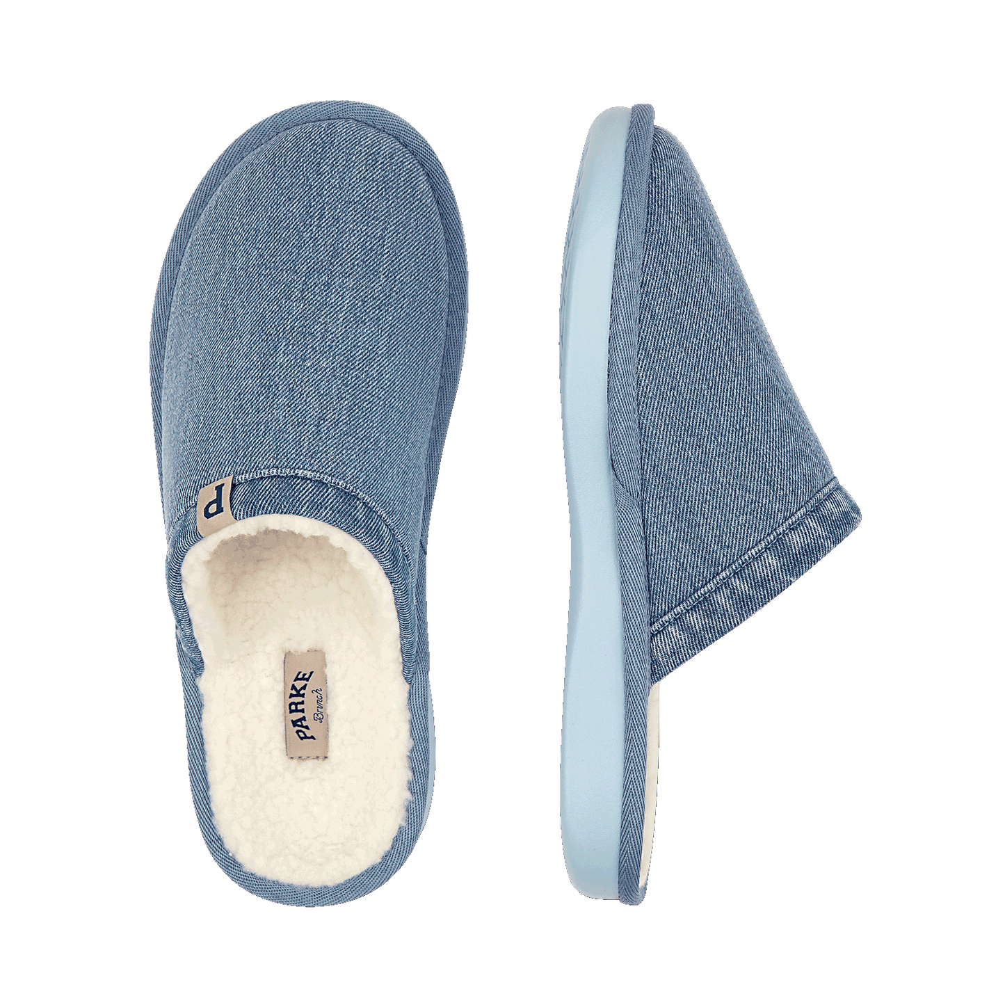 Parke & Brunch Essential Denim Slipper